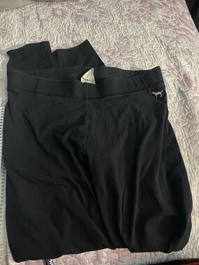 PINK Victoria's Secret Black Leggings with Branded Tag